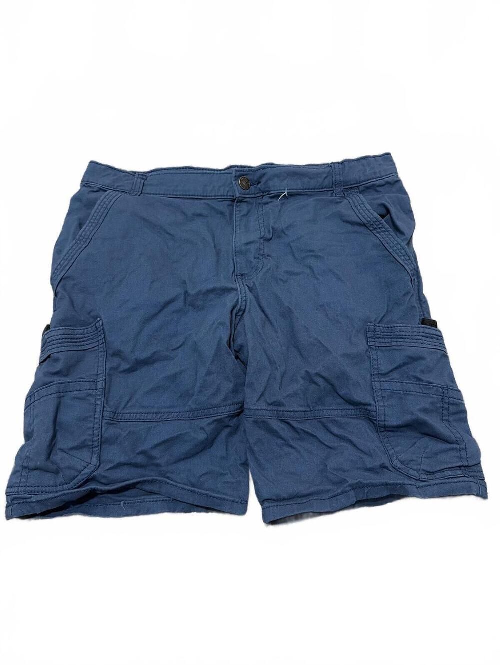 Wrangler Boys Classic Straight Cargo Shorts Navy 16 Husky